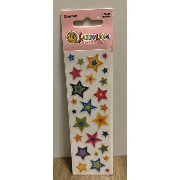 Vintage Sandylion Stars Stickers, Sealed Shimmers - Picture 1 of 5